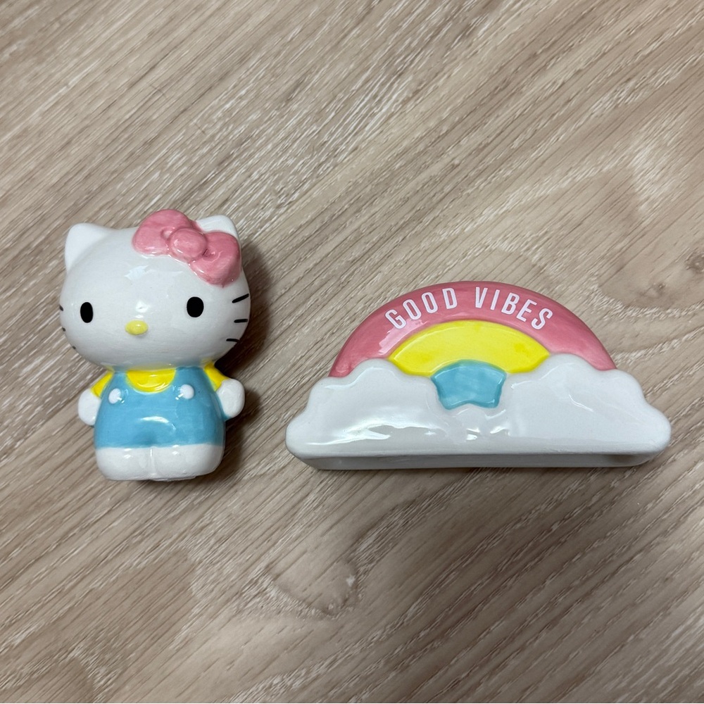 Hello Kitty Rainbow Salt & Pepper Shaker Set